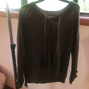 Green Knit Long Sleeve